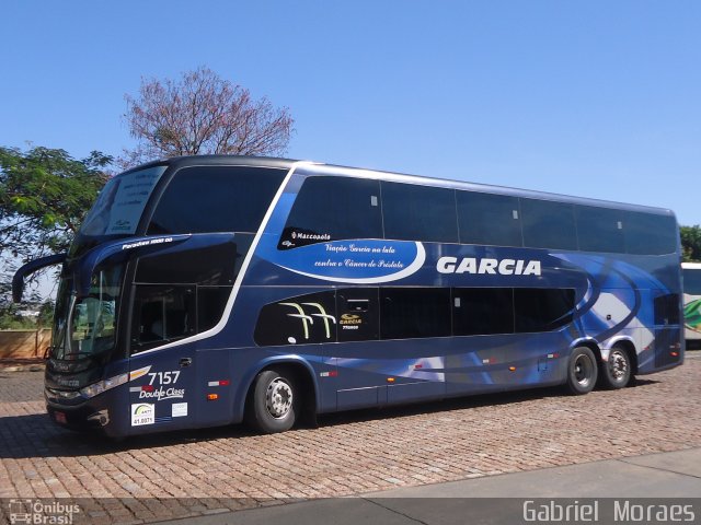 Viação Garcia 7157 na cidade de Loanda, Paraná, Brasil, por Gabriel  Moraes. ID da foto: 1154404.