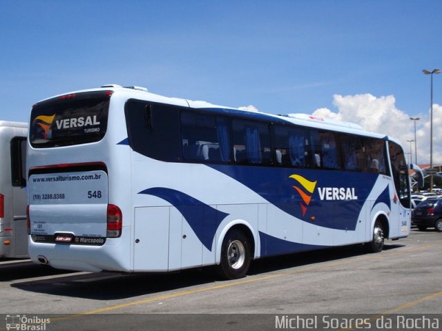 Versal Turismo 548 na cidade de Aparecida, São Paulo, Brasil, por Michel Soares da Rocha. Número da foto: #1153384.