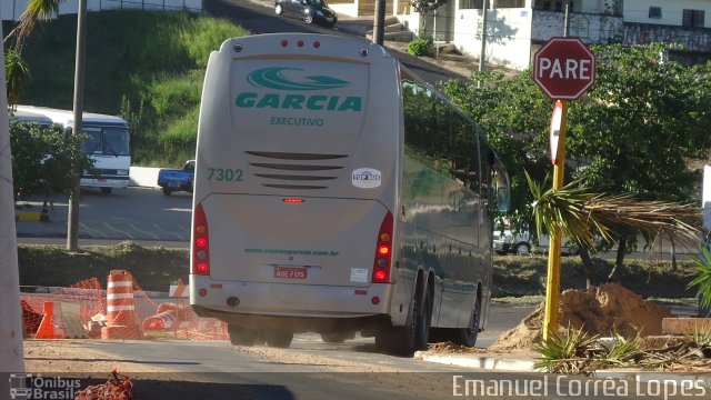 Viação Garcia 7302 na cidade de Bauru, São Paulo, Brasil, por Emanuel Corrêa Lopes. Número da foto: #1154845.