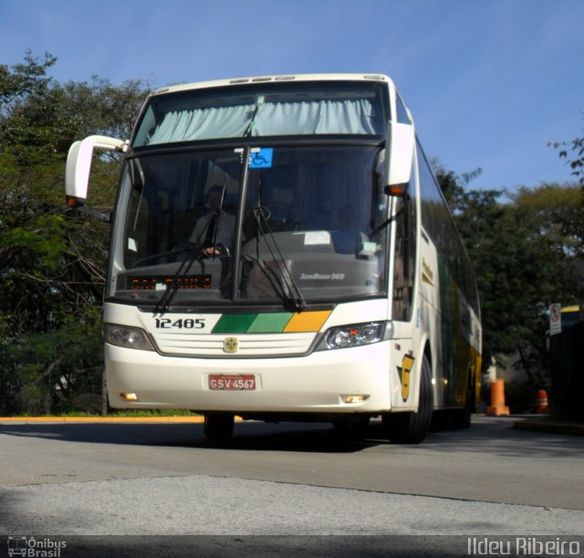 Empresa Gontijo de Transportes 12485 na cidade de São Paulo, São Paulo, Brasil, por Ildeu Ribeiro. ID da foto: 1154070.