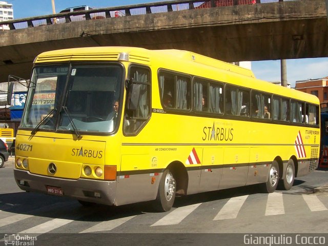 Viação Itapemirim 40271 na cidade de Belo Horizonte, Minas Gerais, Brasil, por Giangiulio Cocco. ID da foto: 1153926.