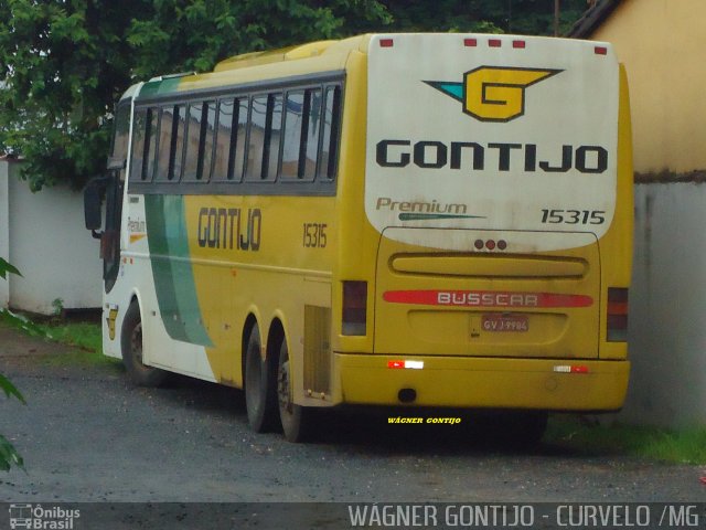 Empresa Gontijo de Transportes 15315 na cidade de Curvelo, Minas Gerais, Brasil, por Wágner  Gontijo. ID da foto: 1153039.