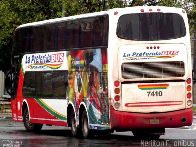 La Preferida Bus 7410 na cidade de São Paulo, São Paulo, Brasil, por Nerilton F.  ônibus. Número da foto: #1156833.