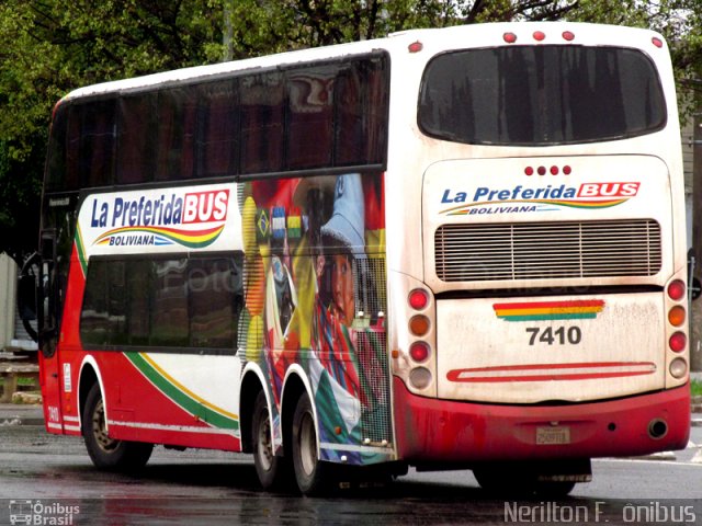 La Preferida Bus 7410 na cidade de São Paulo, São Paulo, Brasil, por Nerilton F.  ônibus. ID da foto: 1156833.