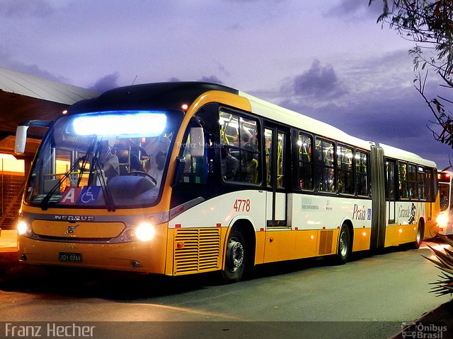 Praia Grande Transportes 4778 na cidade de Salvador, Bahia, Brasil, por Gabriel Costa. Número da foto: #1156737.