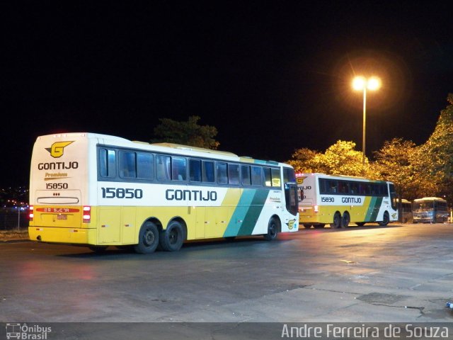 Empresa Gontijo de Transportes 15850 na cidade de Montes Claros, Minas Gerais, Brasil, por Andre Ferreira de Souza. ID da foto: 1155697.