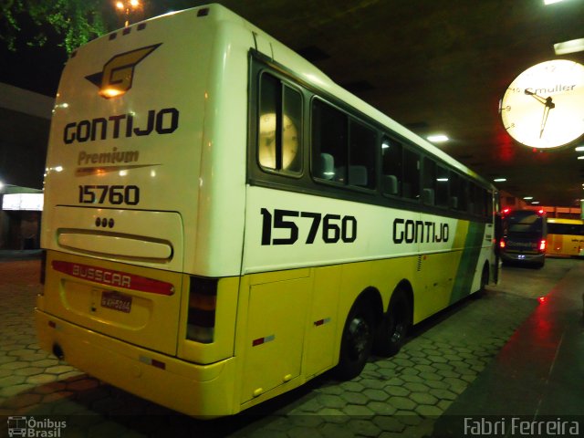 Empresa Gontijo de Transportes 15760 na cidade de Belo Horizonte, Minas Gerais, Brasil, por Fabri Ferreira. ID da foto: 1156129.