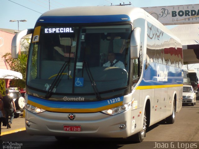 Viação Cometa 11210 na cidade de Ibitinga, São Paulo, Brasil, por João Guilherme Lopes. ID da foto: 1155397.