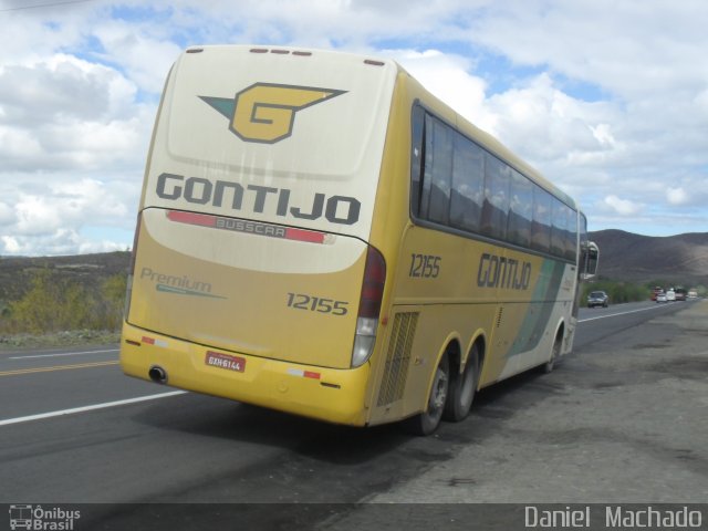 Empresa Gontijo de Transportes 12155 na cidade de Jequié, Bahia, Brasil, por Daniel  Machado. Número da foto: #1158992.