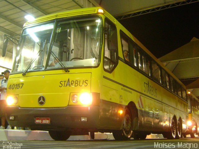 Viação Itapemirim 40157 na cidade de Belo Horizonte, Minas Gerais, Brasil, por Moisés Magno. ID da foto: 1157628.