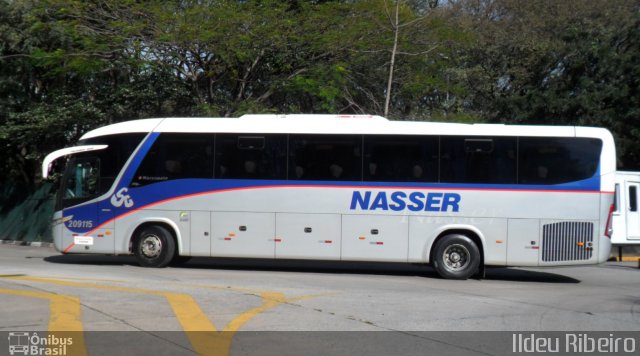 Viação Nasser 209115 na cidade de São Paulo, São Paulo, Brasil, por Ildeu Ribeiro. Número da foto: #1158431.