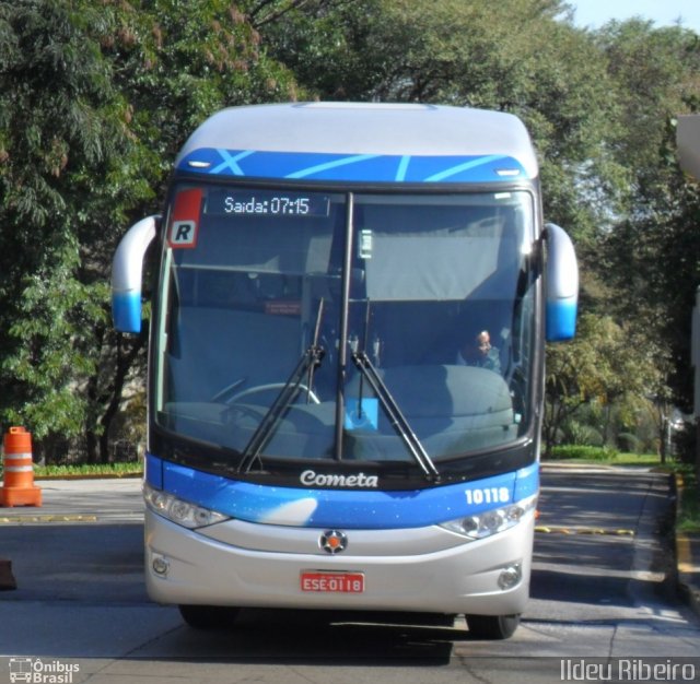 Viação Cometa 10118 na cidade de São Paulo, São Paulo, Brasil, por Ildeu Ribeiro. Número da foto: #1158079.