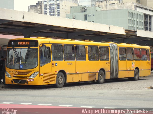 Expresso Azul 17R73 na cidade de Curitiba, Paraná, Brasil, por Wagner Domingos Ivanesken. ID da foto: 1161216.