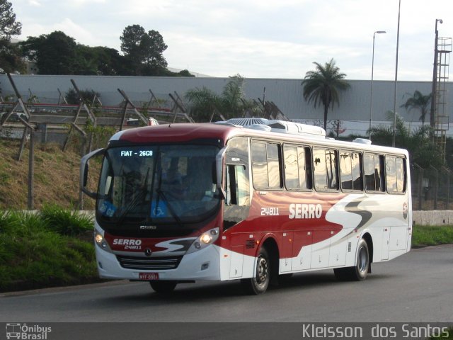 Viação Serro 24811 na cidade de Betim, Minas Gerais, Brasil, por Kleisson  dos Santos. Número da foto: #1159660.