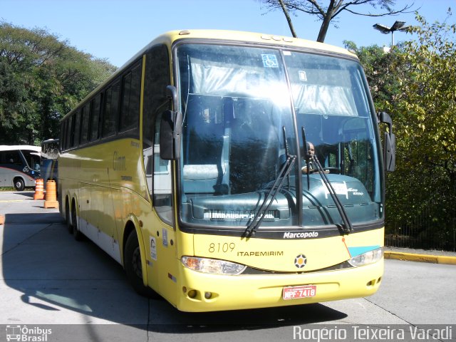 Viação Itapemirim 8109 na cidade de São Paulo, São Paulo, Brasil, por Rogério Teixeira Varadi. Número da foto: #1159745.