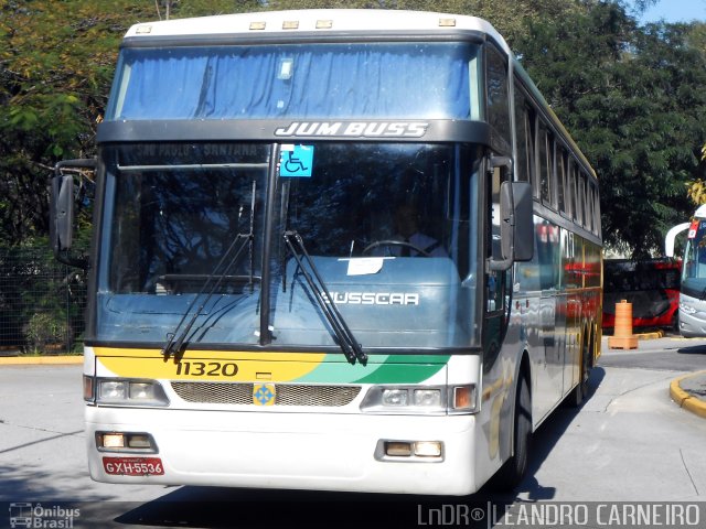 Empresa Gontijo de Transportes 11320 na cidade de São Paulo, São Paulo, Brasil, por Leandro Carneiro. ID da foto: 1159948.