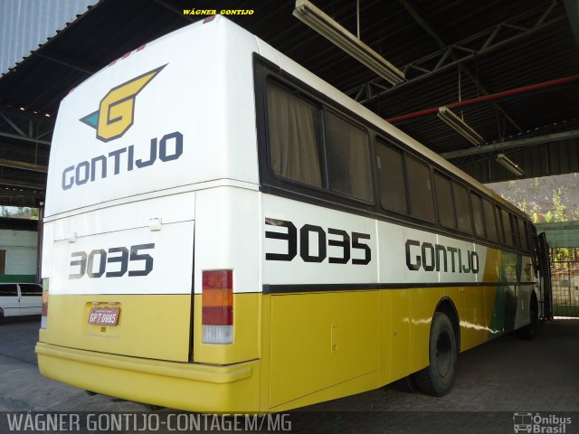 Empresa Gontijo de Transportes 3035 na cidade de Contagem, Minas Gerais, Brasil, por Wagner Gontijo Várzea da Palma-mg. ID da foto: 1161761.