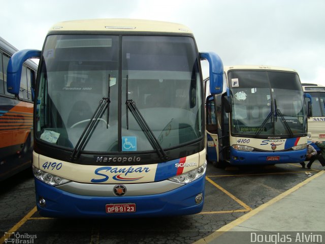 Sanpar Tur 4190 na cidade de Aparecida, São Paulo, Brasil, por Douglas Alvim. Número da foto: #1162435.