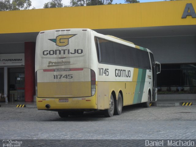 Empresa Gontijo de Transportes 11745 na cidade de Jequié, Bahia, Brasil, por Daniel  Machado. ID da foto: 1162900.