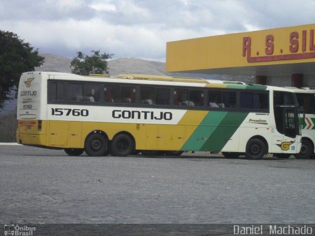 Empresa Gontijo de Transportes 15760 na cidade de Jequié, Bahia, Brasil, por Daniel  Machado. ID da foto: 1162743.