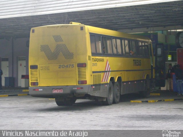 Viação Itapemirim 20475 na cidade de São José dos Campos, São Paulo, Brasil, por Vinicius N D Araújo. ID da foto: 1162180.