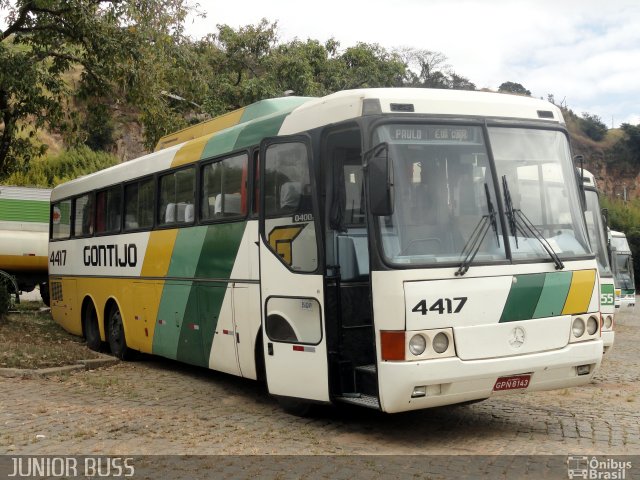 Empresa Gontijo de Transportes 4417 na cidade de Belo Horizonte, Minas Gerais, Brasil, por JUNIOR JUNIOR. ID da foto: 1162302.