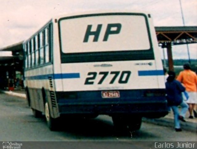 HP Transportes Coletivos 2770 na cidade de Goiânia, Goiás, Brasil, por Carlos Júnior. ID da foto: 1128609.