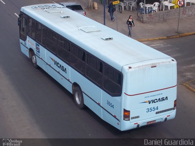 VICASA - Viação Canoense S.A. 3554 na cidade de Canoas, Rio Grande do Sul, Brasil, por Daniel Guardiola. ID da foto: 1128440.