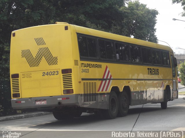 Viação Itapemirim 24023 na cidade de São Paulo, São Paulo, Brasil, por Roberto Teixeira. ID da foto: 1128060.