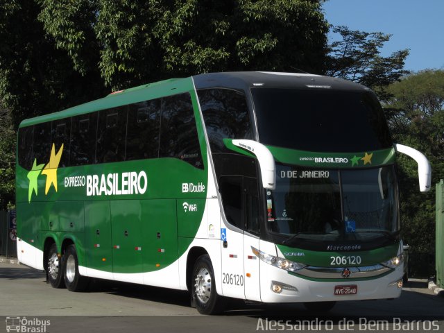 Expresso Brasileiro 206120 na cidade de São Paulo, São Paulo, Brasil, por Alessandro de Bem Barros. ID da foto: 1126861.