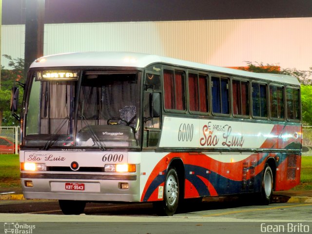 Expresso São Luiz 6000 na cidade de Goiânia, Goiás, Brasil, por Gean Brito. Número da foto: #1127661.