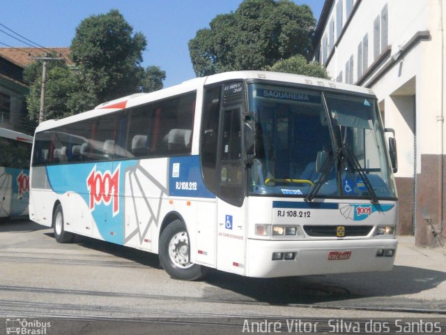 Auto Viação 1001 RJ 108.212 na cidade de Rio de Janeiro, Rio de Janeiro, Brasil, por André Vitor  Silva dos Santos. Número da foto: #1127512.