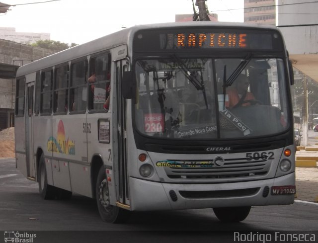 Viação Cidade de Maceió 5062 na cidade de Maceió, Alagoas, Brasil, por Rodrigo Fonseca. Número da foto: #1165525.