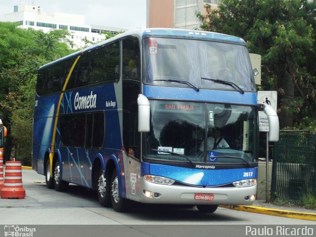 Viação Cometa 2017 na cidade de São Paulo, São Paulo, Brasil, por Paulo Ricardo. ID da foto: 1165144.