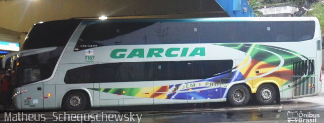 Viação Garcia 7187 na cidade de Santos, São Paulo, Brasil, por Matheus  Scheguschewsky. Número da foto: #1164062.