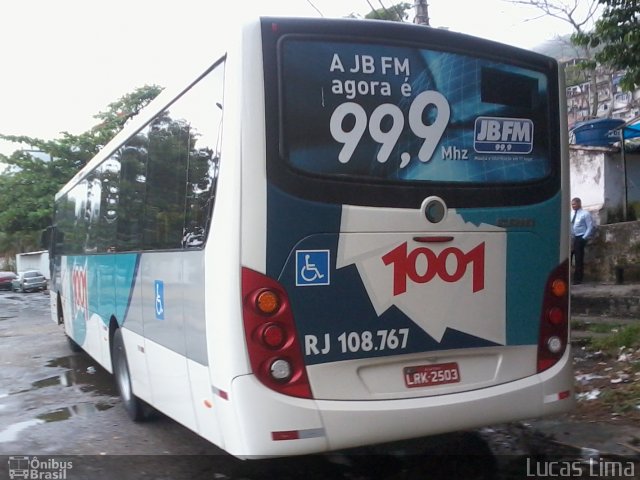 Auto Viação 1001 RJ 108.767 na cidade de Niterói, Rio de Janeiro, Brasil, por Lucas Lima. ID da foto: 1166723.