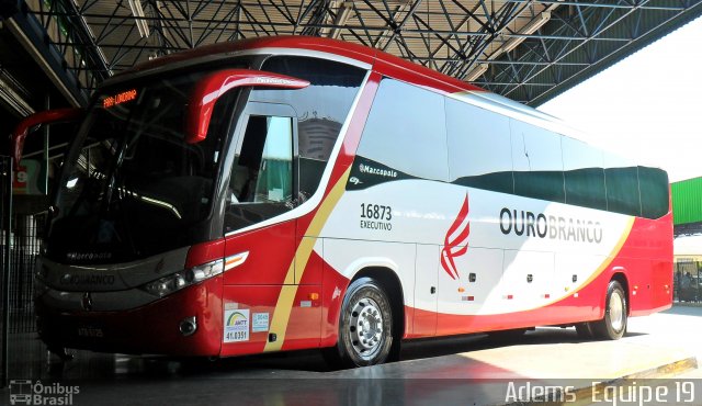 Viação Ouro Branco 16873 na cidade de São Paulo, São Paulo, Brasil, por Adems  Equipe 19. Número da foto: #1166549.