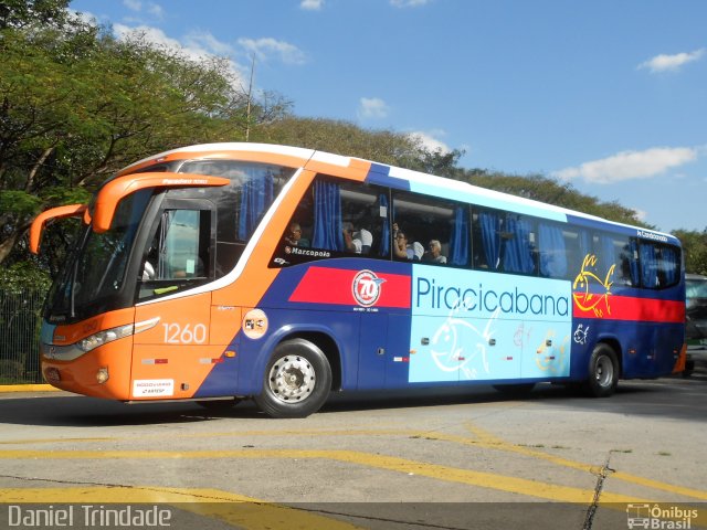 Viação Piracicabana 1260 na cidade de São Paulo, São Paulo, Brasil, por Daniel Nascimento  Trindade. ID da foto: 1165943.