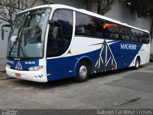 Rápido Macaense RJ 150.114 na cidade de Rio de Janeiro, Rio de Janeiro, Brasil, por Gabriel Cardoso Lopes. Número da foto: #1167684.