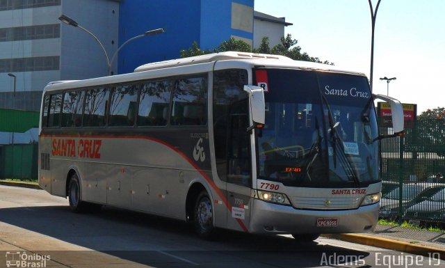 Viação Santa Cruz 7790 na cidade de São Paulo, São Paulo, Brasil, por Adems  Equipe 19. ID da foto: 1166533.