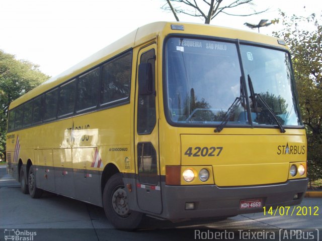 Viação Itapemirim 42027 na cidade de São Paulo, São Paulo, Brasil, por Roberto Teixeira. Número da foto: #1167327.