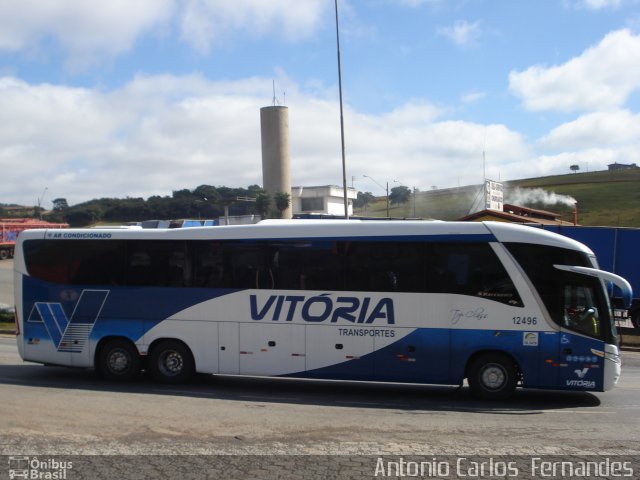 Vitória Transportes 12496 na cidade de João Monlevade, Minas Gerais, Brasil, por Antonio Carlos Fernandes. Número da foto: #1166864.