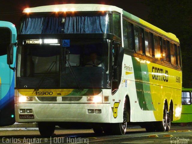 Empresa Gontijo de Transportes 15900 na cidade de Teresina, Piauí, Brasil, por Carlos Aguiar ®. Número da foto: #1167406.
