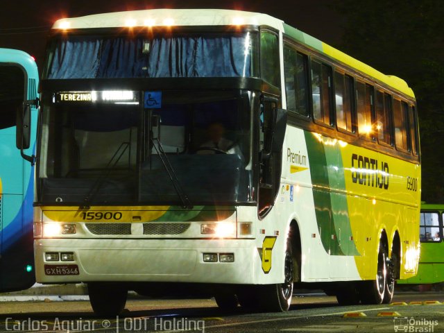 Empresa Gontijo de Transportes 15900 na cidade de Teresina, Piauí, Brasil, por Carlos Aguiar ®. ID da foto: 1167406.