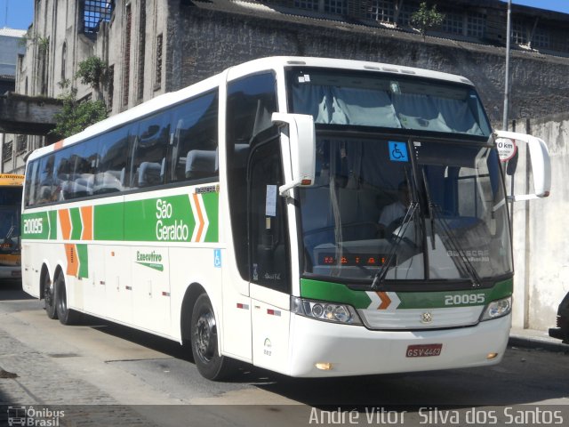 Cia. São Geraldo de Viação 20095 na cidade de Rio de Janeiro, Rio de Janeiro, Brasil, por André Vitor  Silva dos Santos. Número da foto: #1169405.