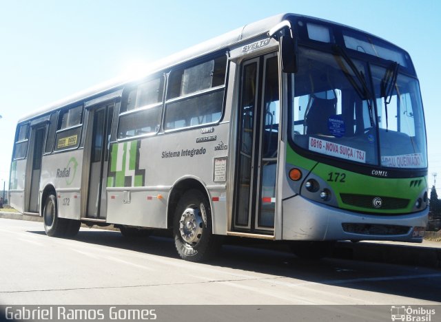Viação Stenico 172 na cidade de Piracicaba, São Paulo, Brasil, por Gabriel Ramos Gomes. Número da foto: #1168954.