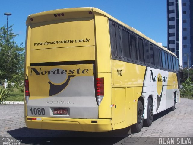 Viação Nordeste 1080 na cidade de Campina Grande, Paraíba, Brasil, por Ruan Silva. Número da foto: #1167829.