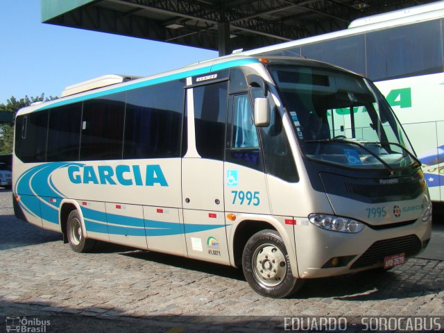 Viação Garcia 7995 na cidade de São Paulo, São Paulo, Brasil, por EDUARDO - SOROCABUS. ID da foto: 1171129.