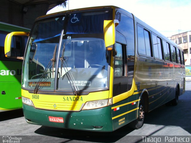 Viação Sandra 9450 na cidade de Belo Horizonte, Minas Gerais, Brasil, por Thiago  Pacheco. ID da foto: 1171682.