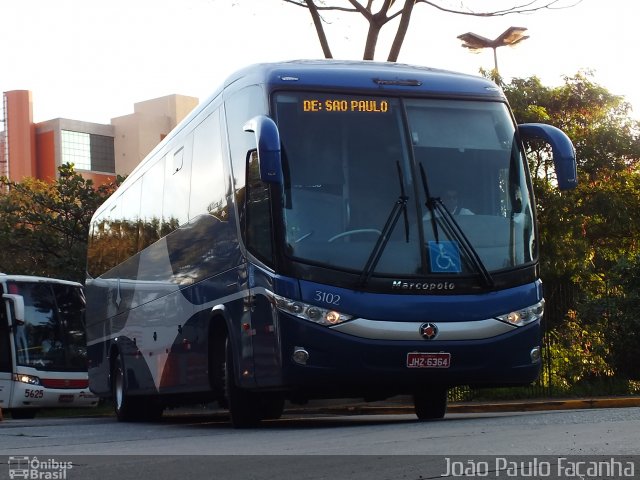 Rápido Federal 3102 na cidade de São Paulo, São Paulo, Brasil, por João Paulo Façanha. ID da foto: 1170438.